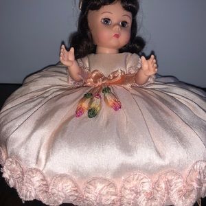 MADAME ALEXANDER DANCING CLARA THE NUTCRACKER DOLL Pink Peach Ballet Flowers